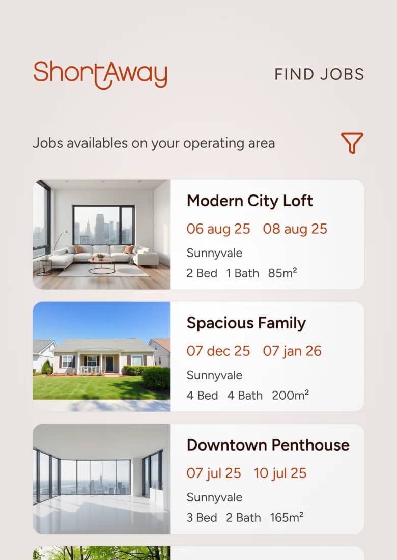 A concierge managing a short-term rental property